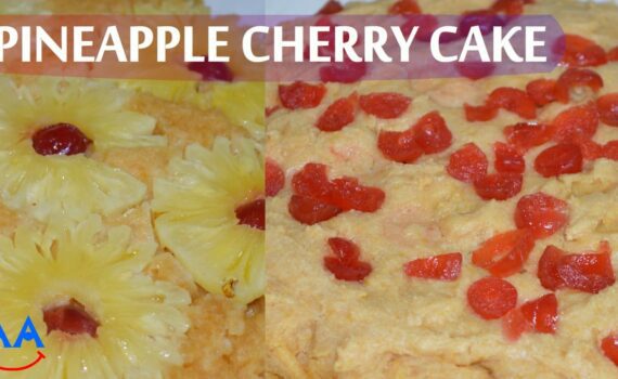 2 Side Pineapple Cherry Cake