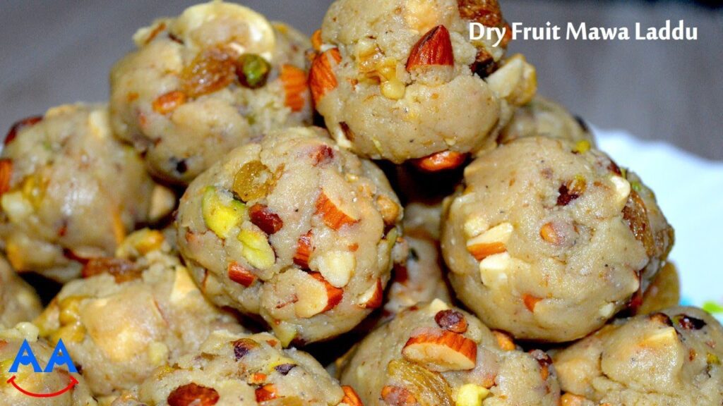 Dryfruit mawa laddu