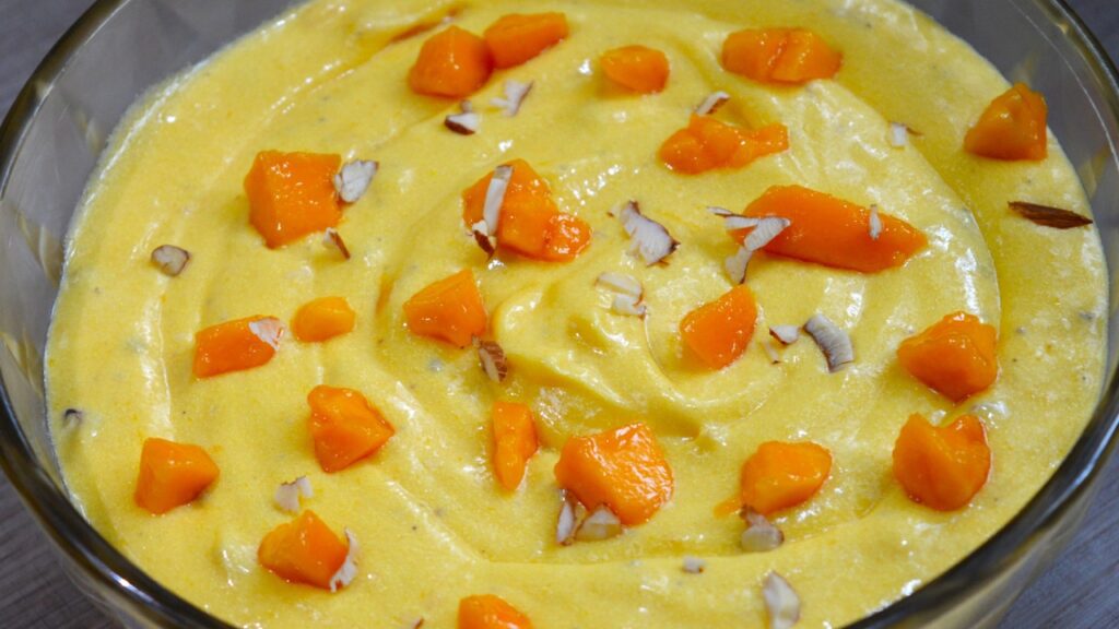Amrakhand or Mango Shrikhand