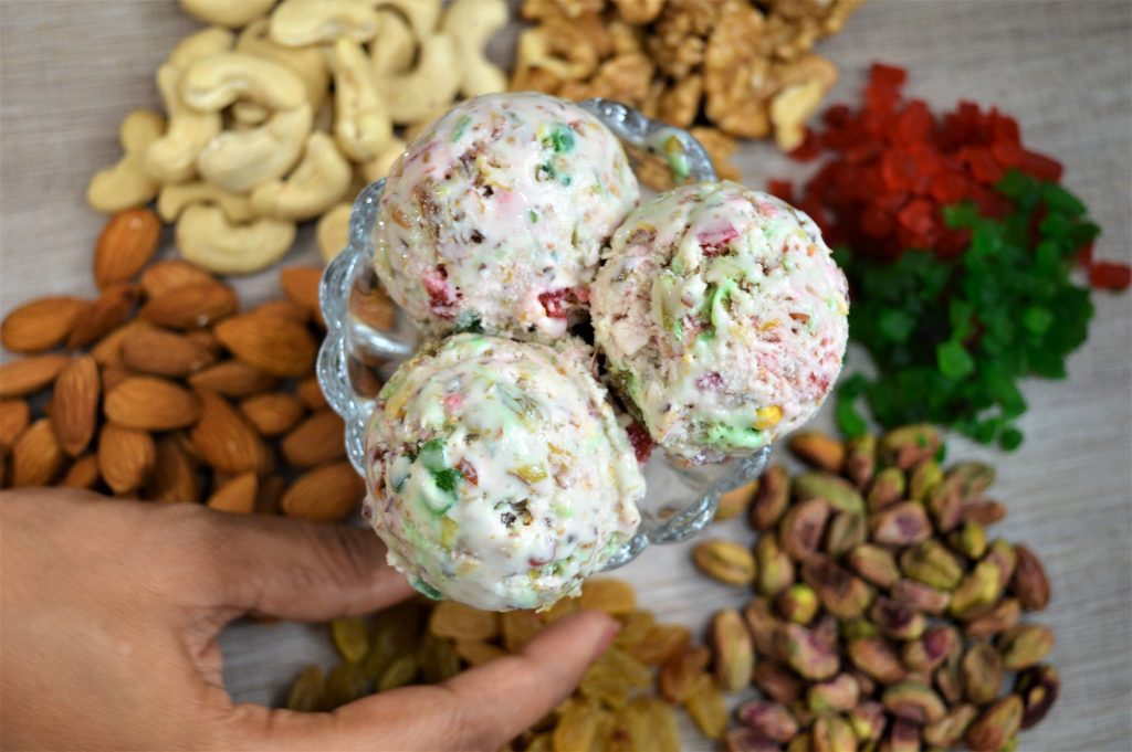 Dry Fruits Ice Cream