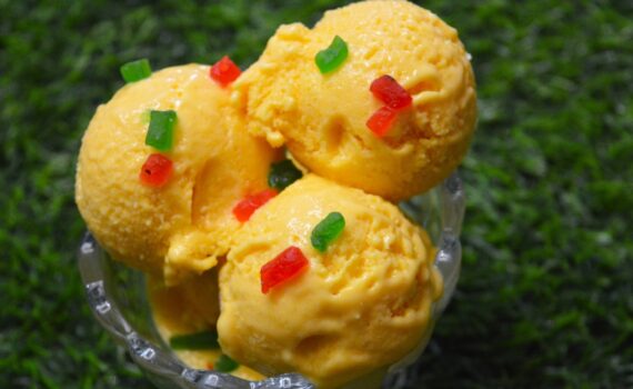 Creamy Vegan Mango Ice Cream