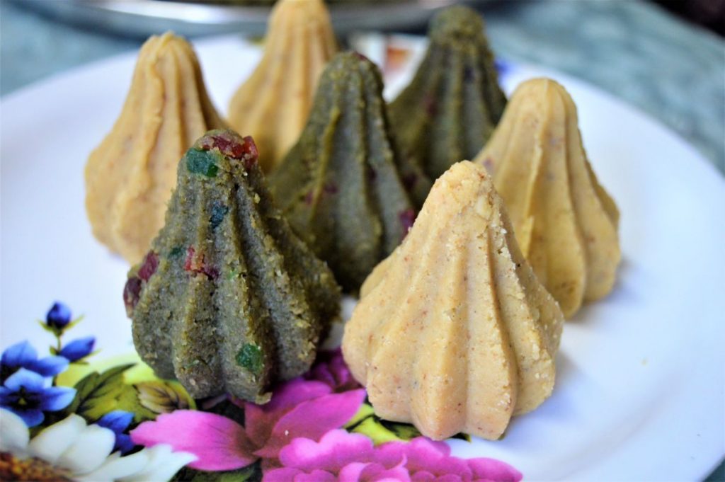 Mawa Modak and Pan Modak
