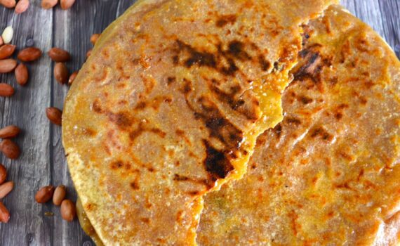 Peanut Jaggery Paratha