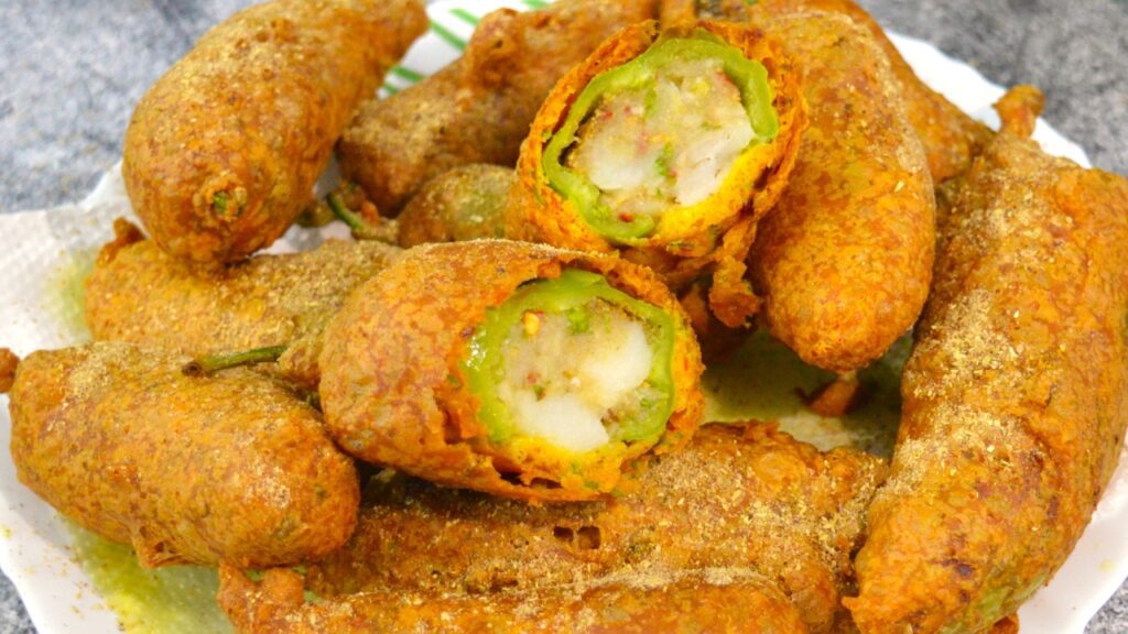 Stuffed Mirchi Bhajji