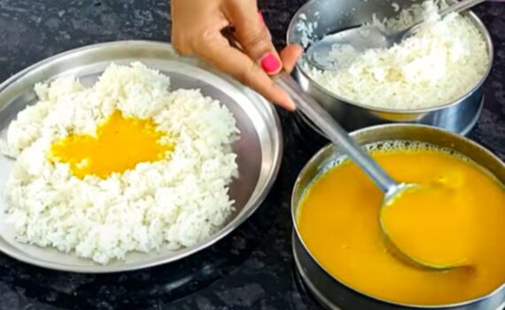 Rice Lentils in Cooker