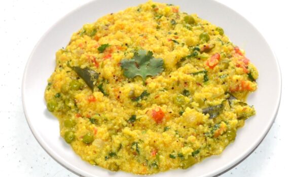 Vegetable Daliya Upma