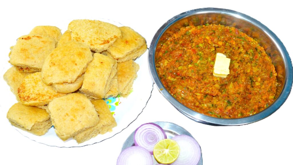 Pav Bhaji with Wheat flour Pav