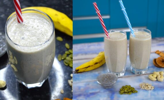 high protein and biotin milkshake